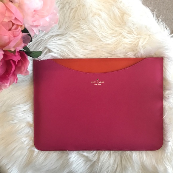 kate spade Accessories - Kate Spade bright pink MacBook Air laptop sleeve